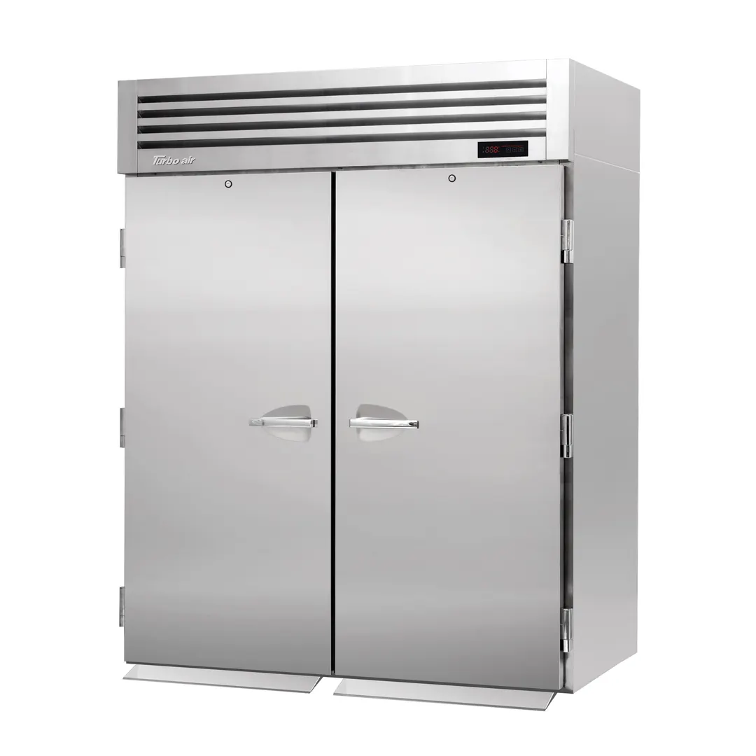 Turbo Air PRO-50H-RT 2-Section Roll-Thru Heated Holding Cabinet, 80.22 cu ft, Stainless Steel, 4 Full Length Solid Doors