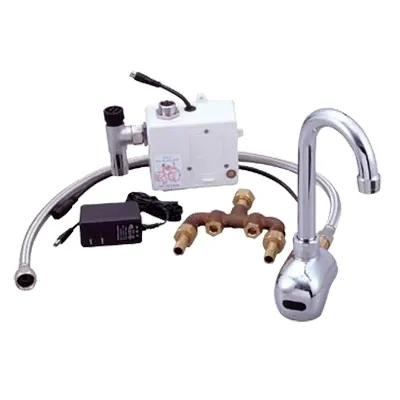 Tarrison TP-PE1W6H Electronic Faucet, Splash-Mounted, 6" Spout, Infrared Sensor