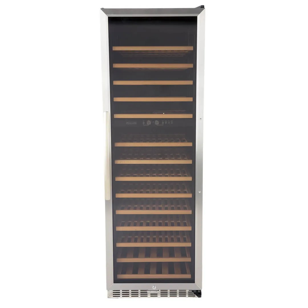 Eurodib USF168DE 27" Glass Door Wine Refrigerator, Dual Temperature, 154 Bottles