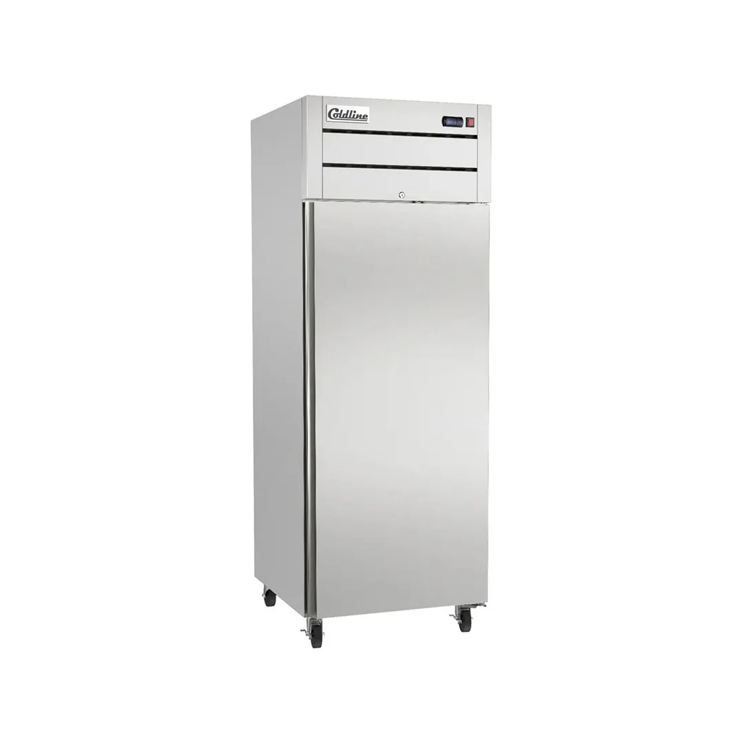 Coldline C-1FF-TM 29" 1-Solid Door Reach-In Freezer, Top Mounted, 21.68 cu. ft., Stainless Steel