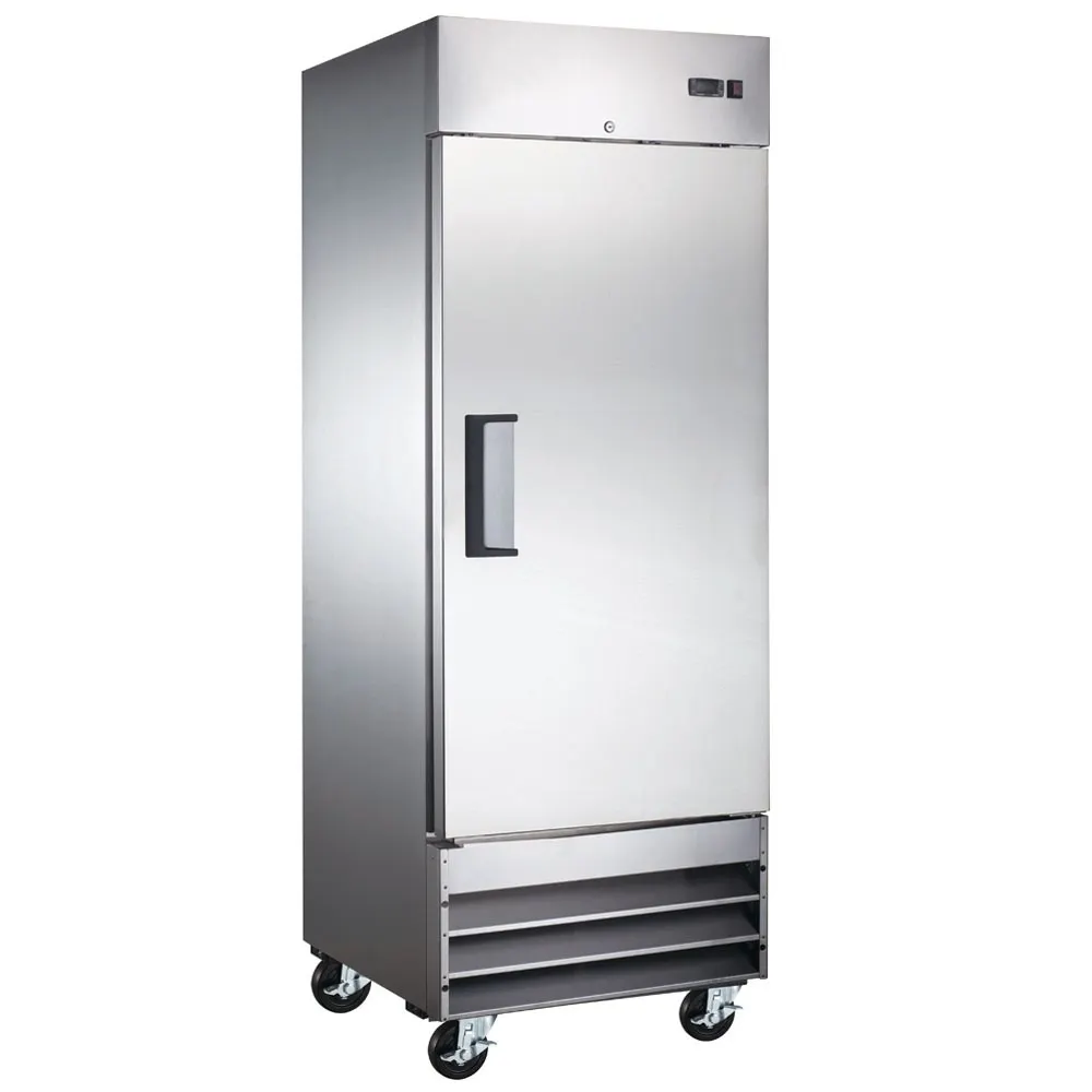 Coldline C19F 29" 1-Solid Door Reach-In Freezer, Bottom Mounted, 19 cu. ft., Stainless Steel Front & Sides