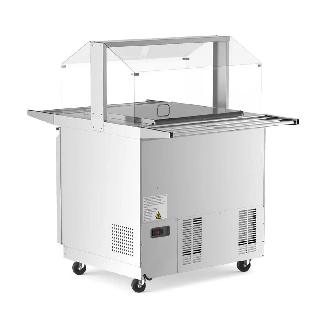 Coldline CBT-36-CSG 36"  Refrigerated Salad Bar, (6) Pan Capacity, 10.8 cu. ft.