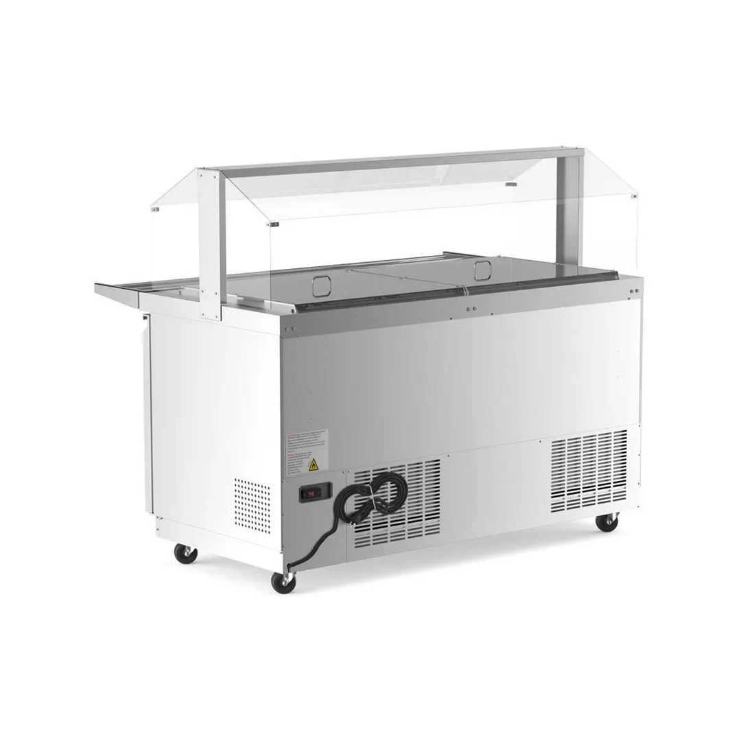 Coldline CBT-60-CSG 60"  Refrigerated Salad Bar, (12) Pan Capacity, 19.5 cu. ft.