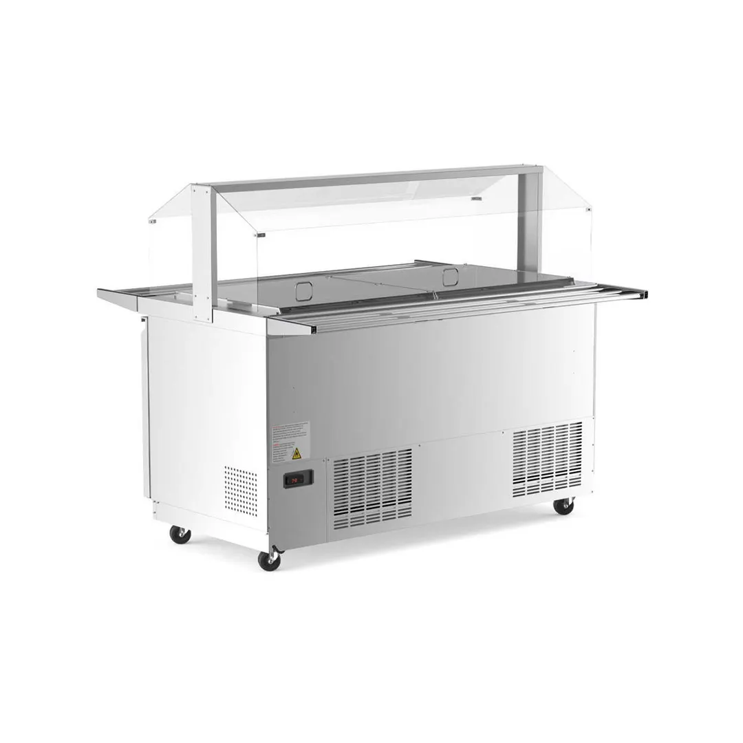 Coldline CBT-60-CSG 60"  Refrigerated Salad Bar, (12) Pan Capacity, 19.5 cu. ft.