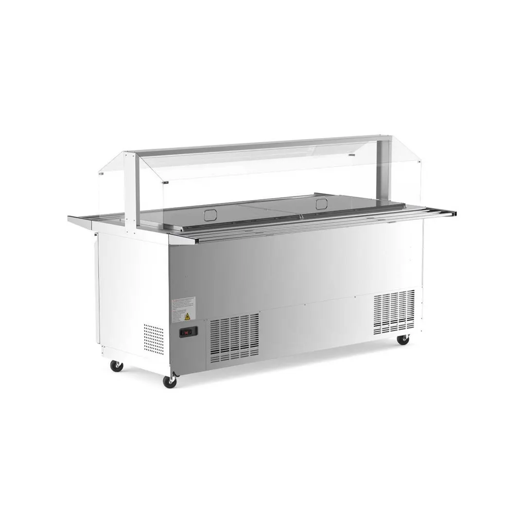 Coldline CBT-72-CSG 72"  Refrigerated Salad Bar,  (15) Pan Capacity, 21.75 cu. ft.