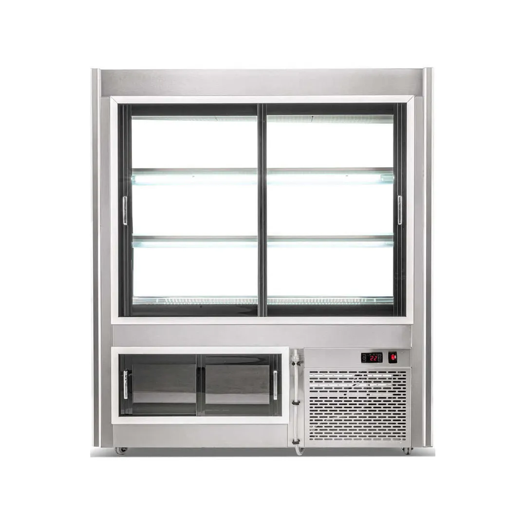 Coldline HDC48 48" Curved Refrigerated Deli Display Case