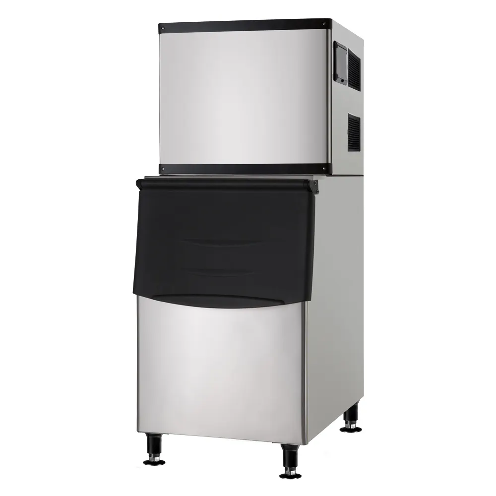 Coldline ICE400M-HA Ice Maker, 400 lb/24h Half-Cube, 275 lb Bin, Black Stainless Finish, ENERGY STAR