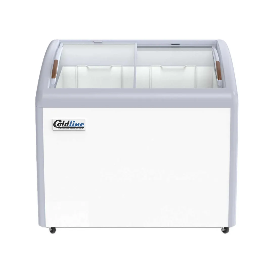 Coldline XS260 39" Glass Chest Freezer, 9.2 cu. ft.