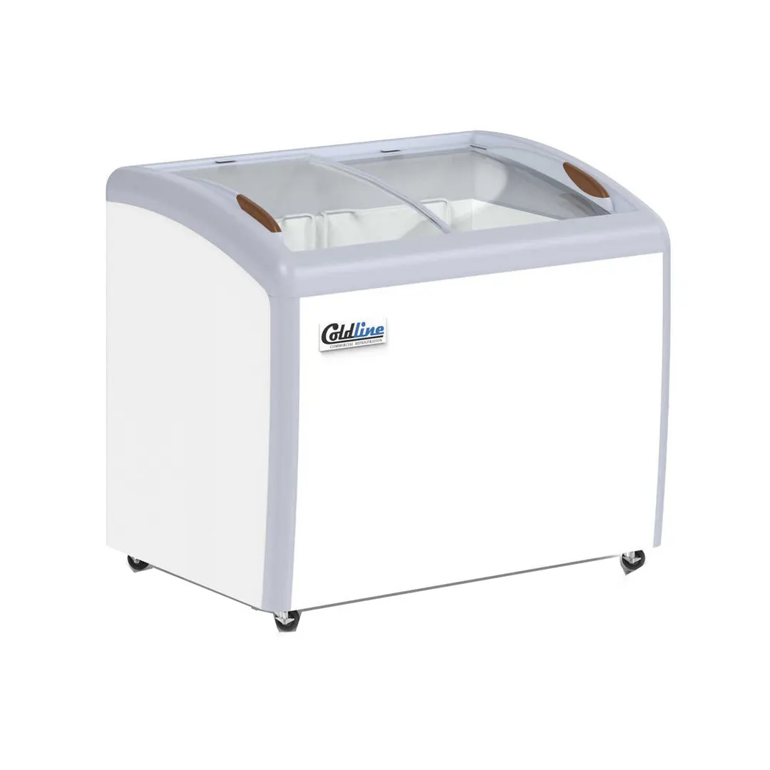 Coldline XS260 39" Glass Chest Freezer, 9.2 cu. ft.