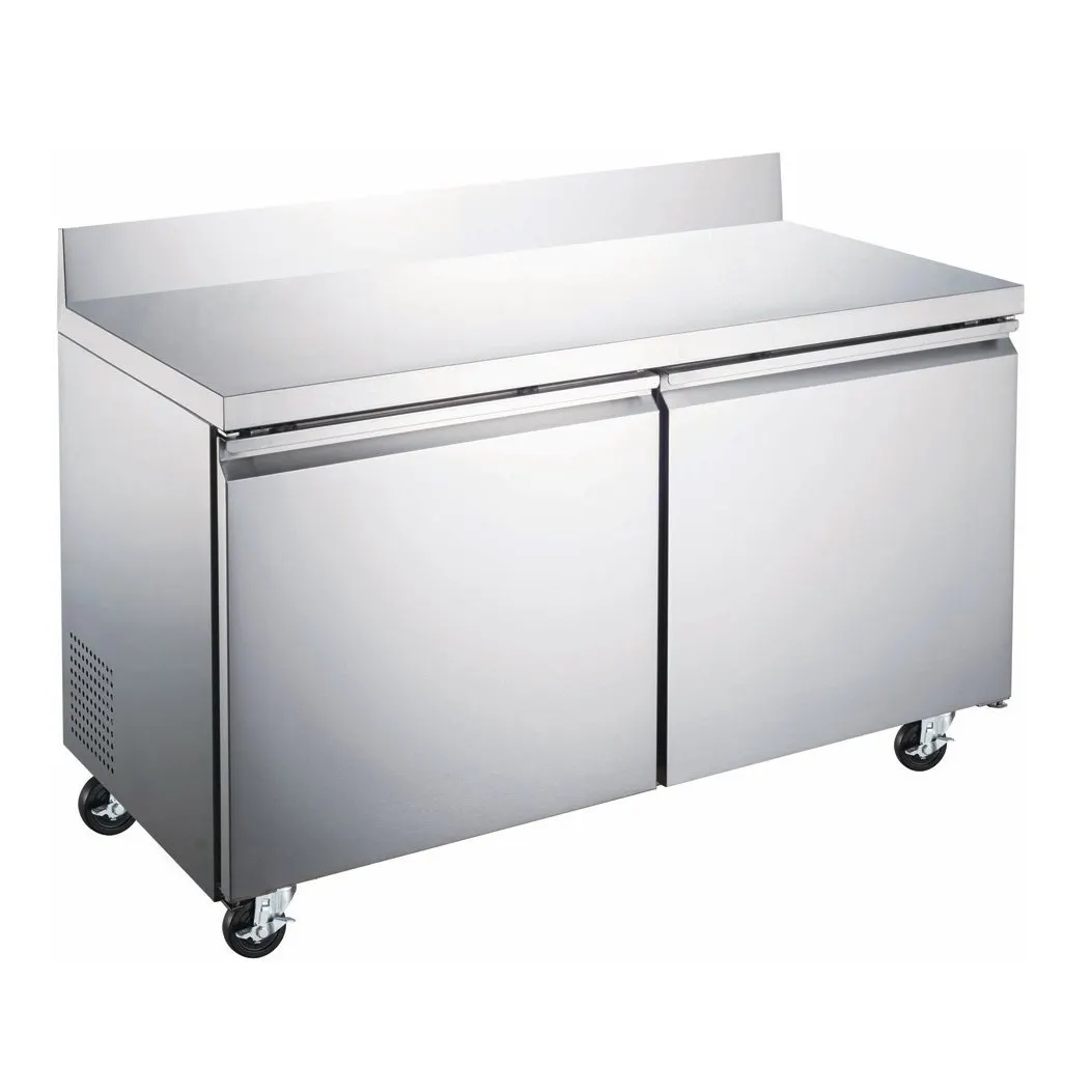 U-STAR USWR-2D 47" 2-Section WorkTop Refrigerator w/ 2 Doors, 11.2 cu. ft.