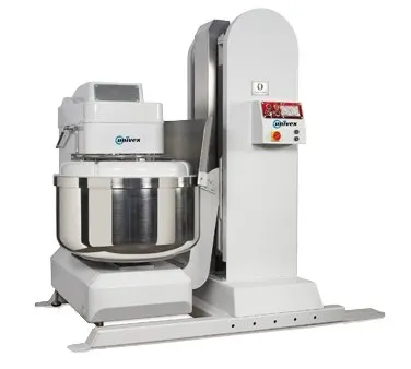 Univex SL200LB Silverline Spiral Mixer with 306 qt Tilting Bowl, 2-Speed, 440 lbs Dough Capacity