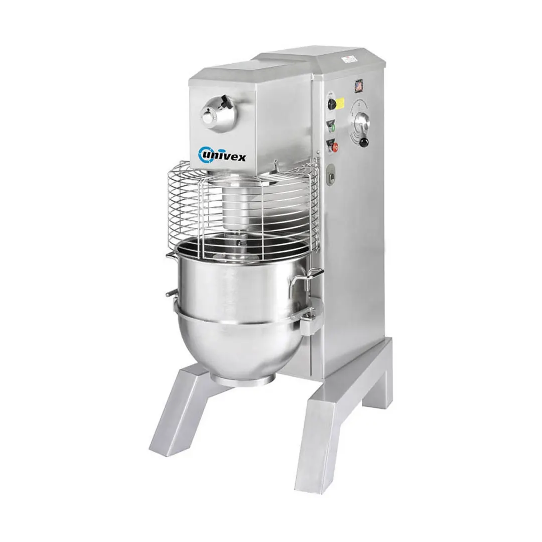 Univex SRM20+ Countertop 20 qt Planetary Mixer w/ Guard, #12 HUB, Variable Speed, 1/2 hp