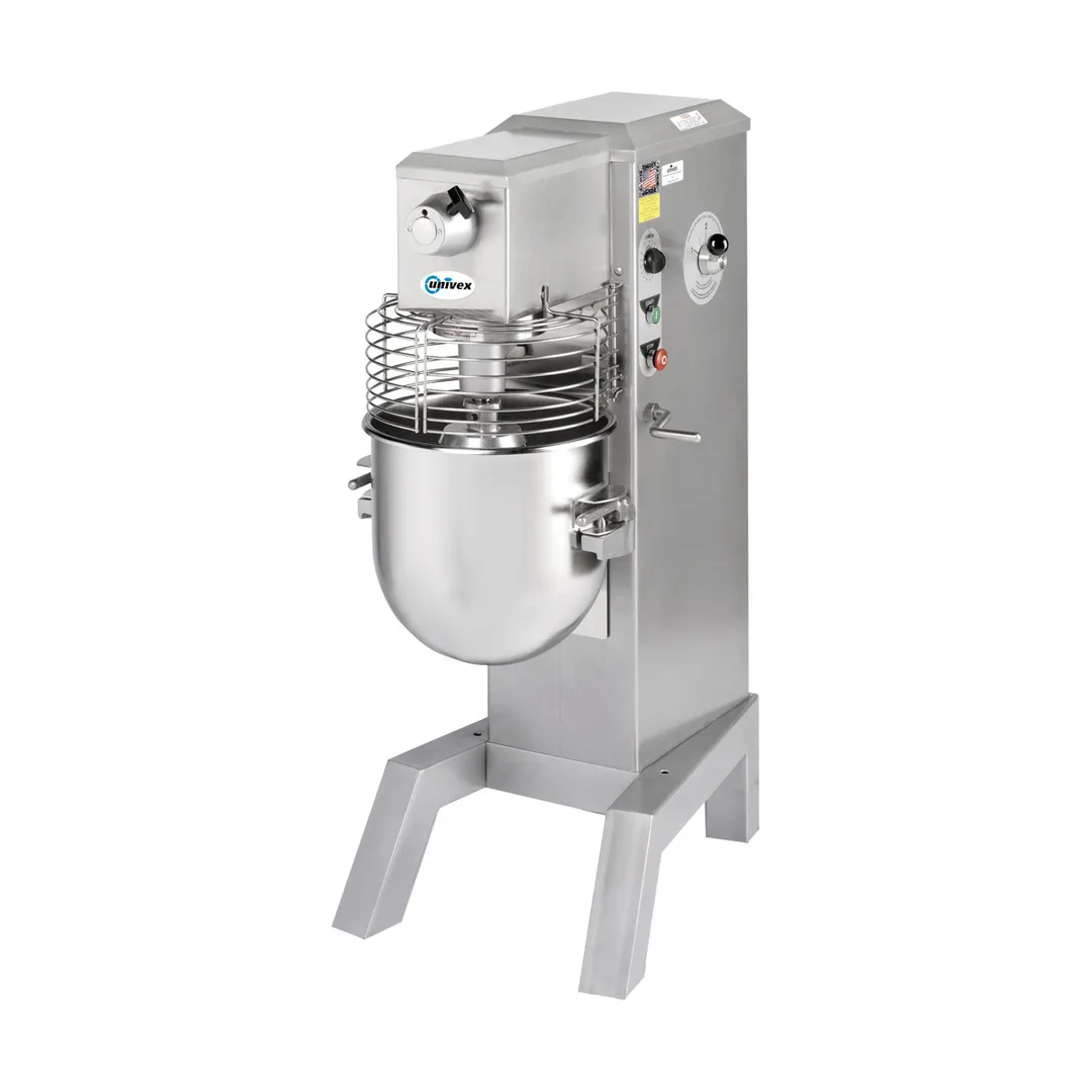 Univex SRM30+ Floor Model 30 qt Planetary Mixer w/ Timer and Guard, #12 HUB, Variable Speed,1 hp