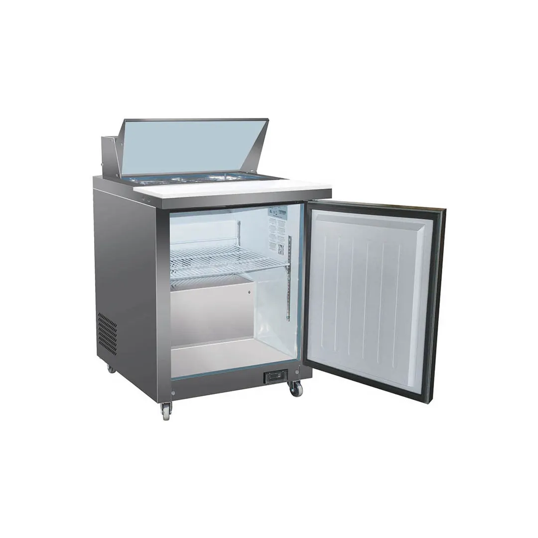 Valpro VP29SM 29" One Section Mega Top Sandwich/Salad Prep Table w/ 1 Door, 12 Pans