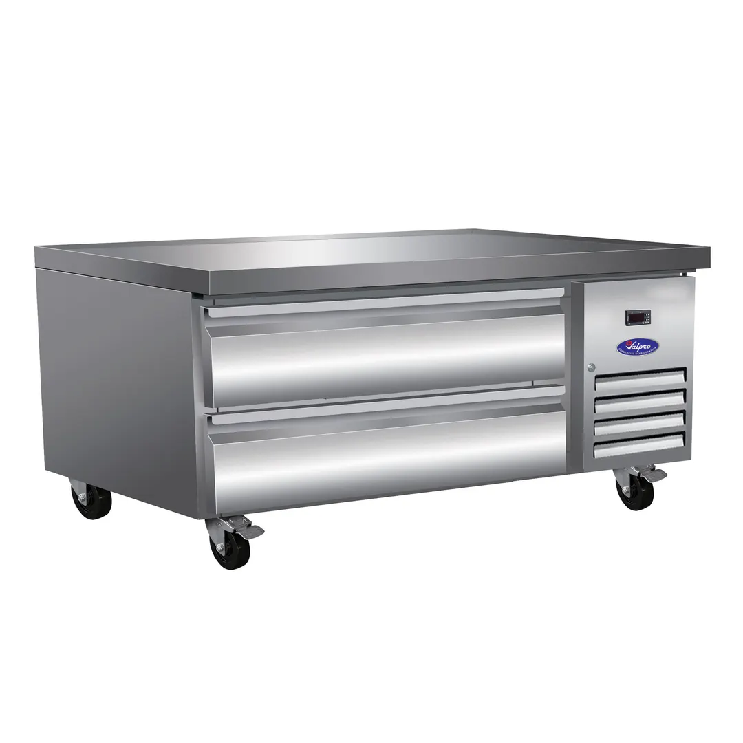 Valpro VPCB-50 50" 2 Drawers Refrigerated Chef Base, Marine Edge, 1/3 hp