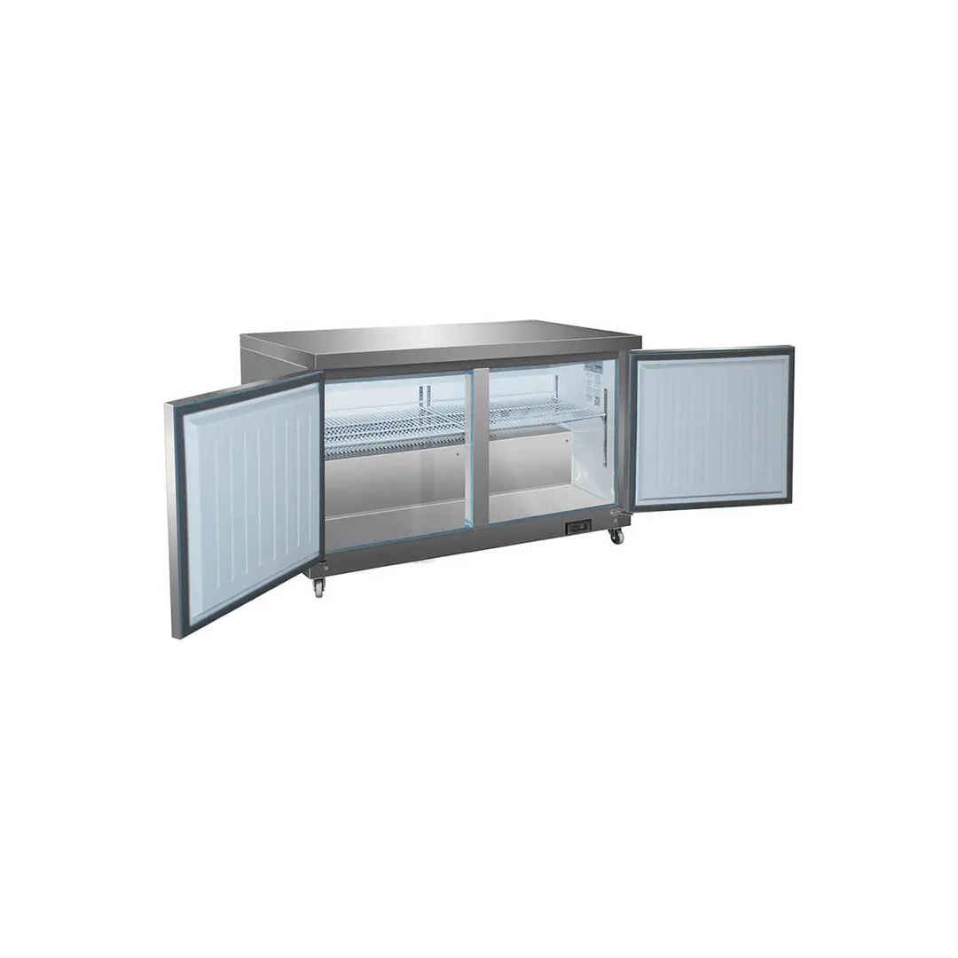 Valpro VPUCR60 61" 2-Section Undercounter Refrigerator w/ 2 Doors, 15.5 cu. ft.