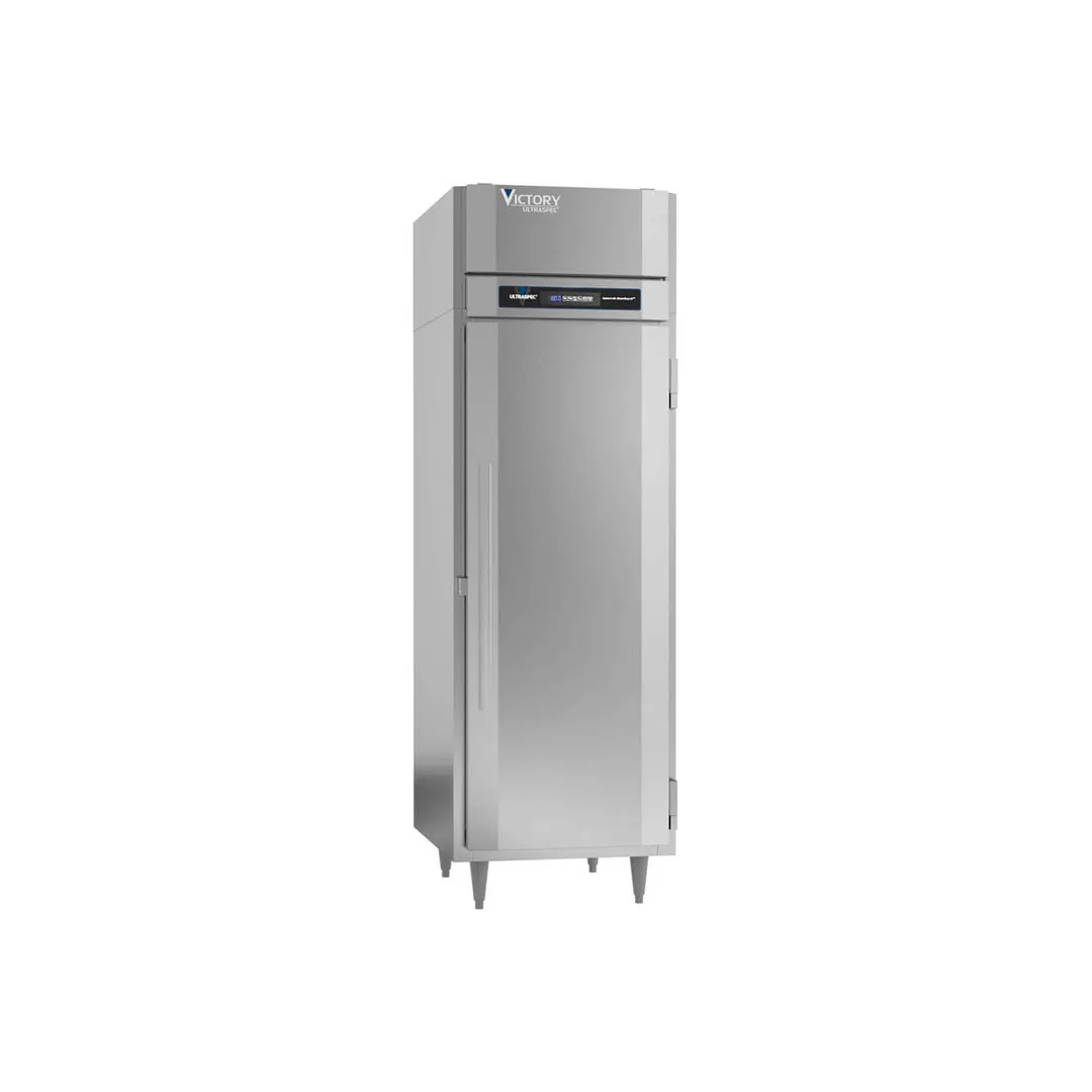 Victory HS-1D-1-PT 1-Section 2-Door Solid Heated Holding Cabinet, 21.5 cu ft, Stainless Steel