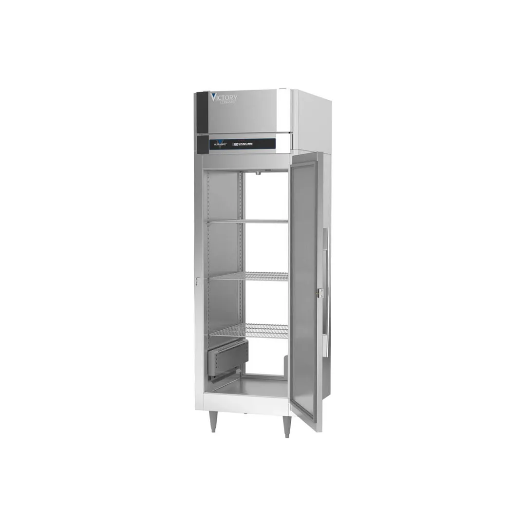 Victory HS-1D-1-PT 1-Section 2-Door Solid Heated Holding Cabinet, 21.5 cu ft, Stainless Steel