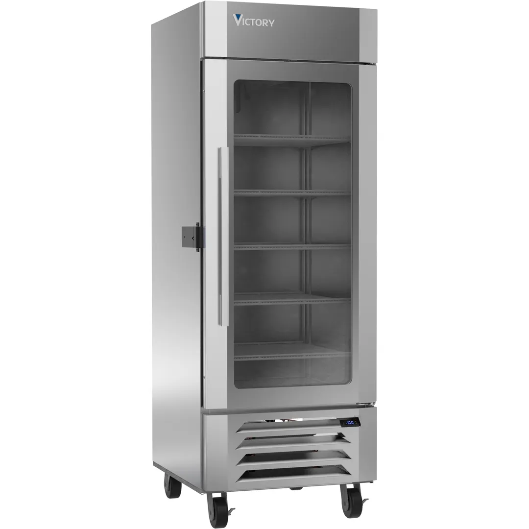 Victory LSF27HC-1-IQ 31" 1 Glass Door Merchandiser Freezer, Stainless Steel, 25.5 cu. ft.