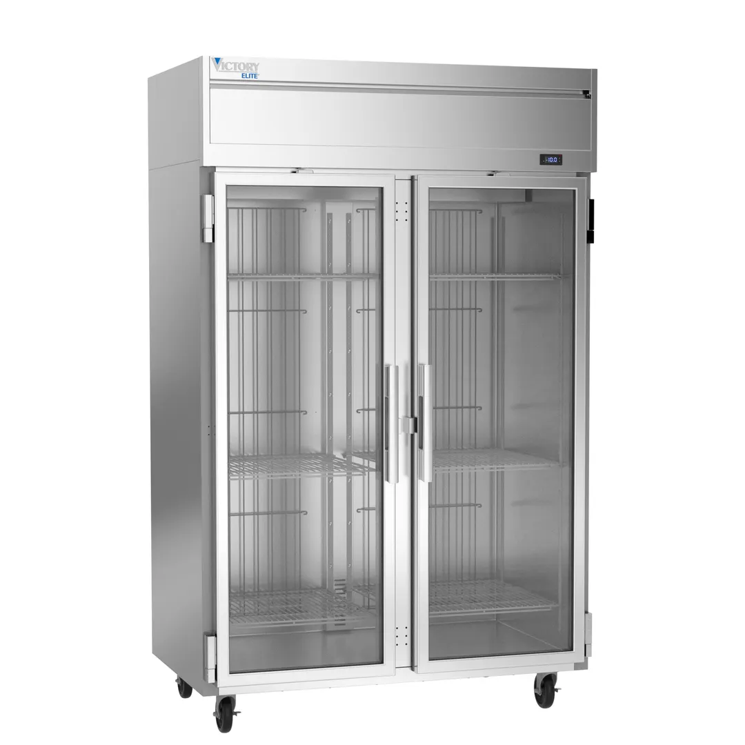 Victory VEFSA-2D-GD-HC 52" Two Section Elite™ Reach-In Freezer w/ 2 Glass Doors, 46 cu. ft.