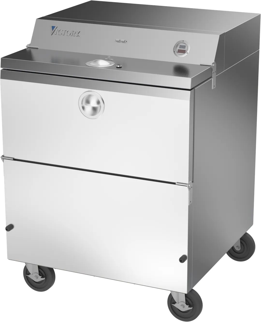 Victory VMCF34-1-S-HC 34" Single Sided Milk Cooler, Forced Air, 8 Crates Capacity