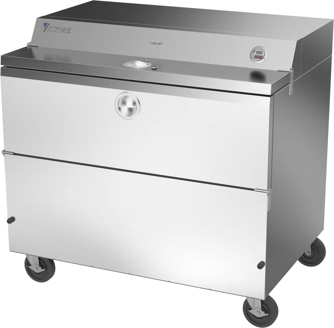 Victory VMCF49-1-S-HC 49" Single Sided Milk Cooler, Forced Air, 12 Crates Capacity