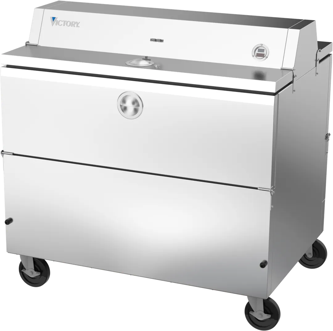 Victory VMCFD49-1-S-HC 49" Single Sided Milk Cooler, Forced Air, 12 Crates Capacity