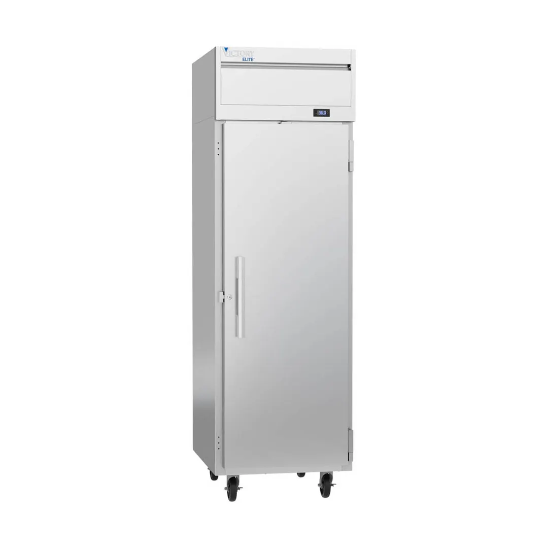 Victory VERSA-1D-SD-HC 26" 1-Section Reach-In Refrigerator w/ Solid Full Door, Electronic Control, 21 cu. ft.