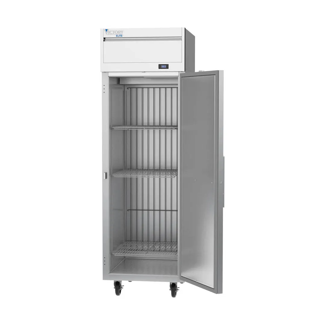 Victory VERSA-1D-SD-HC 26" 1-Section Reach-In Refrigerator w/ Solid Full Door, Electronic Control, 21 cu. ft.