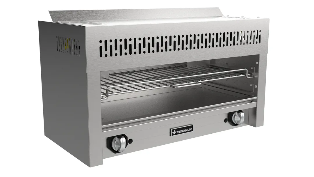 Venancio USA O36CM 36" Gas Cheesemelter, (2) Infrared Burners