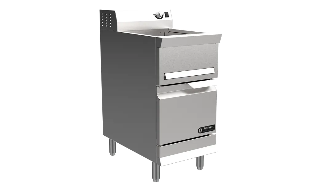 Venancio USA OE18CH Fryer Dump Station w/ Removable Crumb Pan, 10-Min Preheat Time