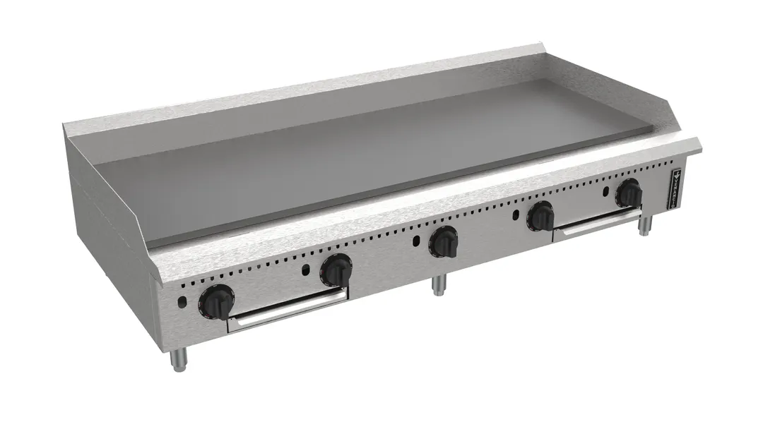 Venancio USA PGT60G-CT 60" Countertop Thermostatic Gas Griddle, 3/4" Steel Plate, 175.000 BTU