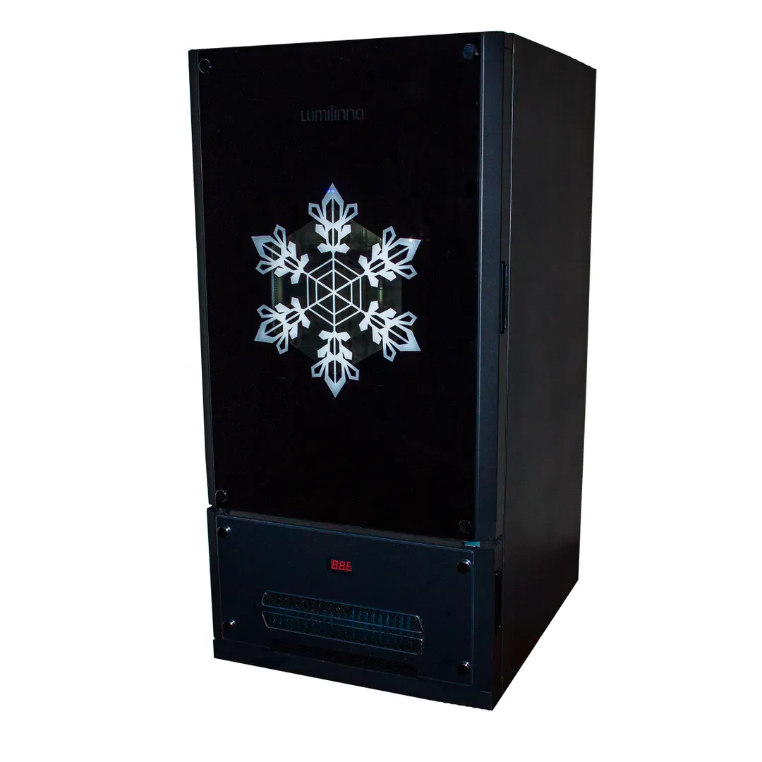 Vendo VDPSBC001 Lumilinna B Cooler, 4‑Comp, 36 24‑oz/32 20‑oz Bottles, ‑0.4°F‑32°F, 100V 50/60 Hz