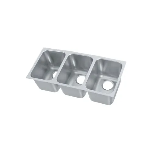 Vollrath 10103-1 Weld-In / Undermount Sink, Three Compartment