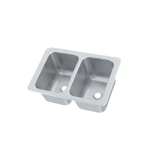 Vollrath 102-1-2 Drop-In Sink, Two Compartment