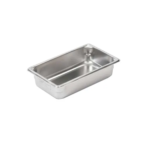 Vollrath 30342 Super Pan V® Food Pan, 1/3 Size, 4" Deep, 4.1 Qt Capacity