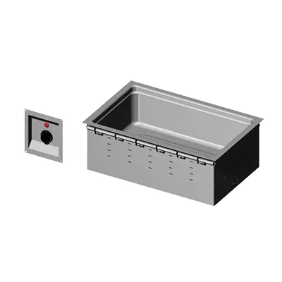 Vollrath 36360 Hot Food Well Drop-In Unit, Electric, Bottom Mount, Wet Operation