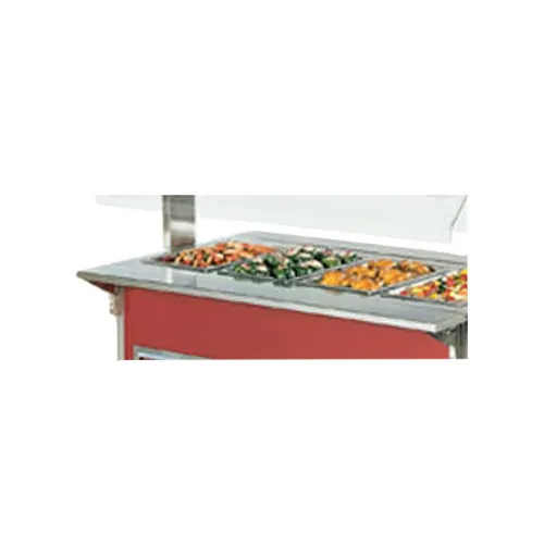 Vollrath 37510-2 4-Series Signature Server® Stainless Steel Countertop Plate Rest / Shelf