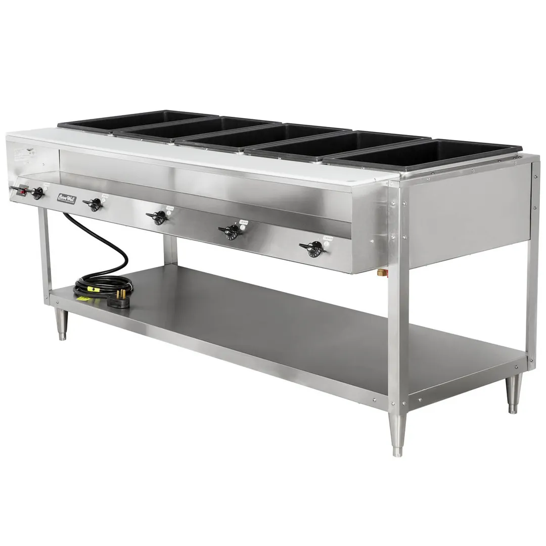 Vollrath 38005 76" Servewell® Electric (5) Sealed Well Hot Food Table