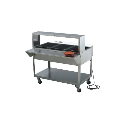 Vollrath 38094 61-1/4"W ServeWell® Customer Side Stainless Steel Plate Shelf / Rest