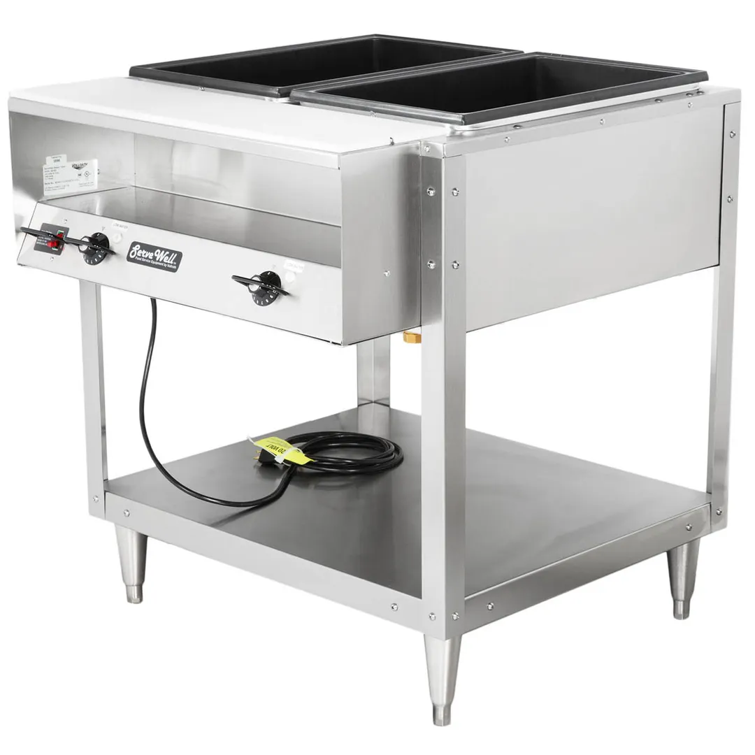 Vollrath 38102 32" Servewell® Electric (2) Sealed Well Hot Food Table