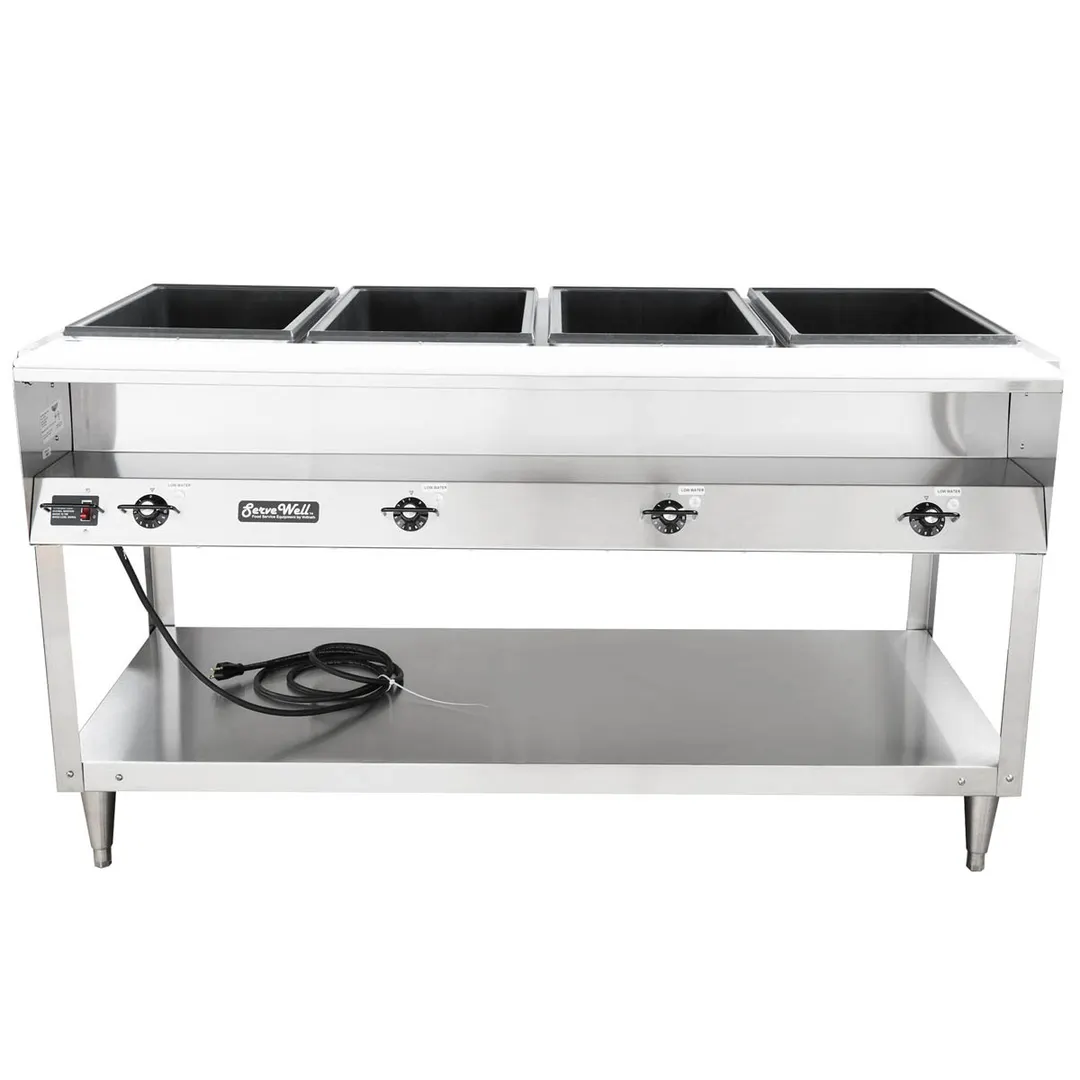 Vollrath 38118 61" Servewell® Electric (4) Sealed Well Hot Food Table