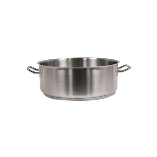 Vollrath 3814 Optio Brazier, 14 Quart, 14" Dia., 5-1/2" Deep, Stainless Steel, Induction Ready