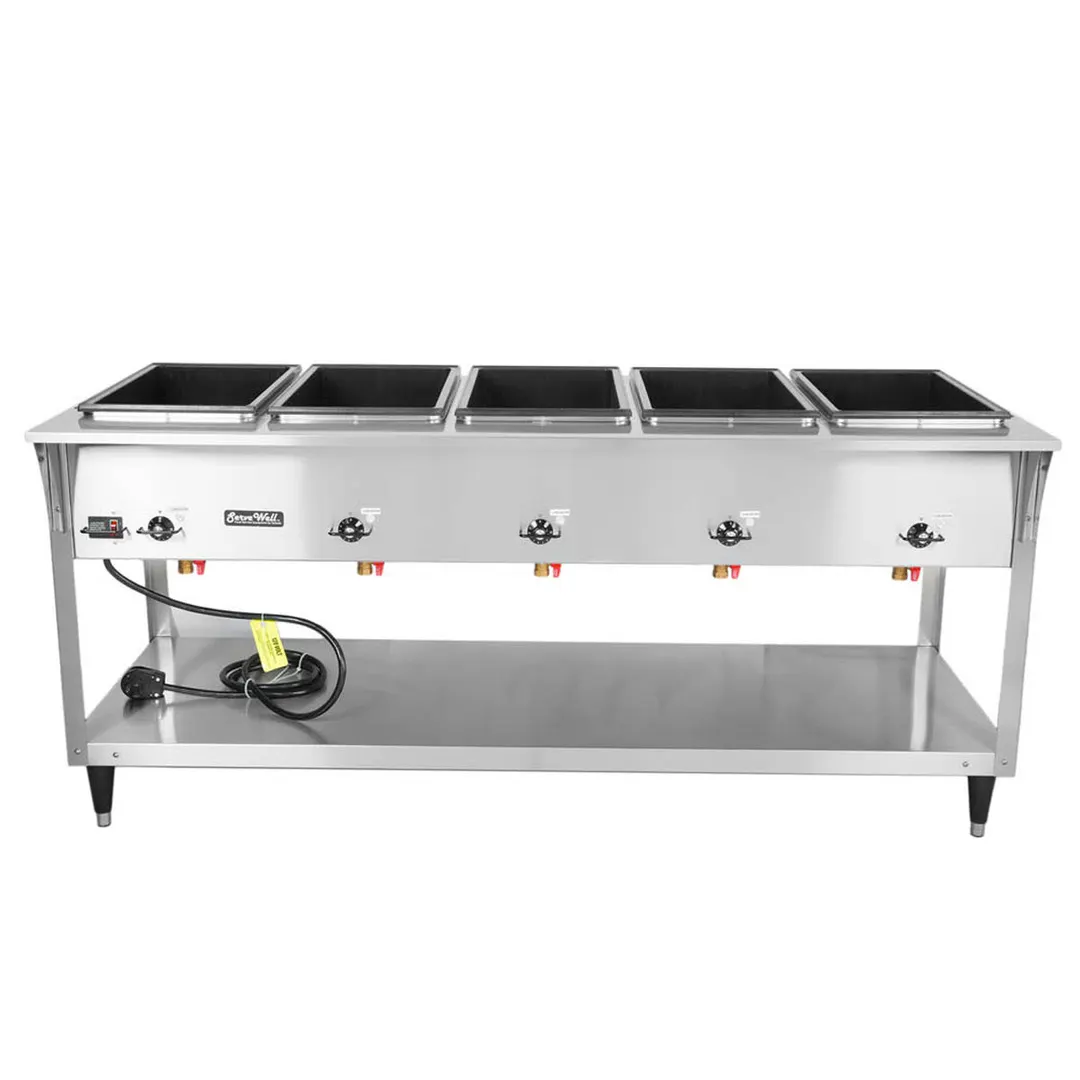 Vollrath 38205 76" Servewell® Electric (5) Sealed Well SL-Hot Food Table