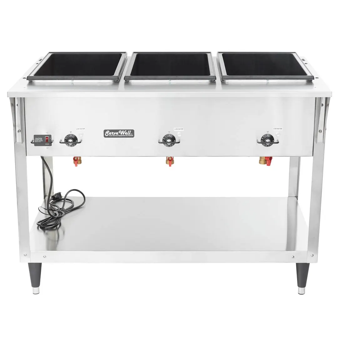 Vollrath 38217 46"Servewell® Electric (3) Sealed Well  SL-Hot Food Table