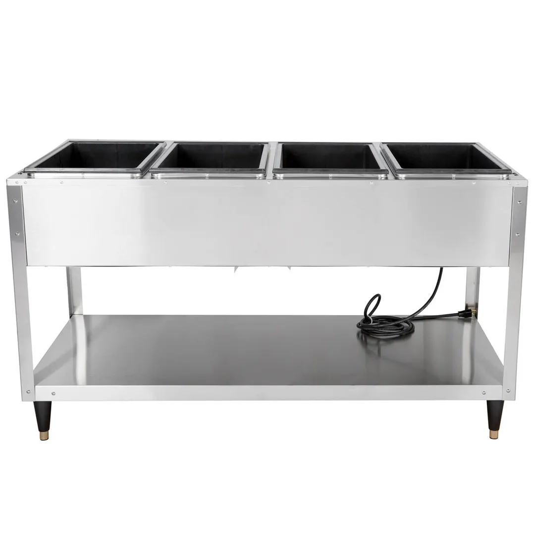 Vollrath 38219 76" ServeWell® SL-Hot Food Table w/ (5) Sealed Wells and Undershelf