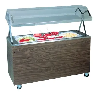 Vollrath 38733 46" 2-Series Affordable Portable™ Ice-cooled Cold Food Station, (3) Pan