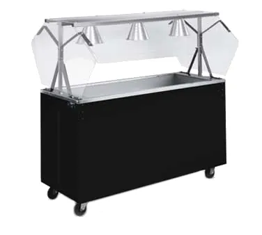 Vollrath 3896060 60" 2-Series Affordable Portable™ Ice-cooled Cold Food Station, (4) Pan