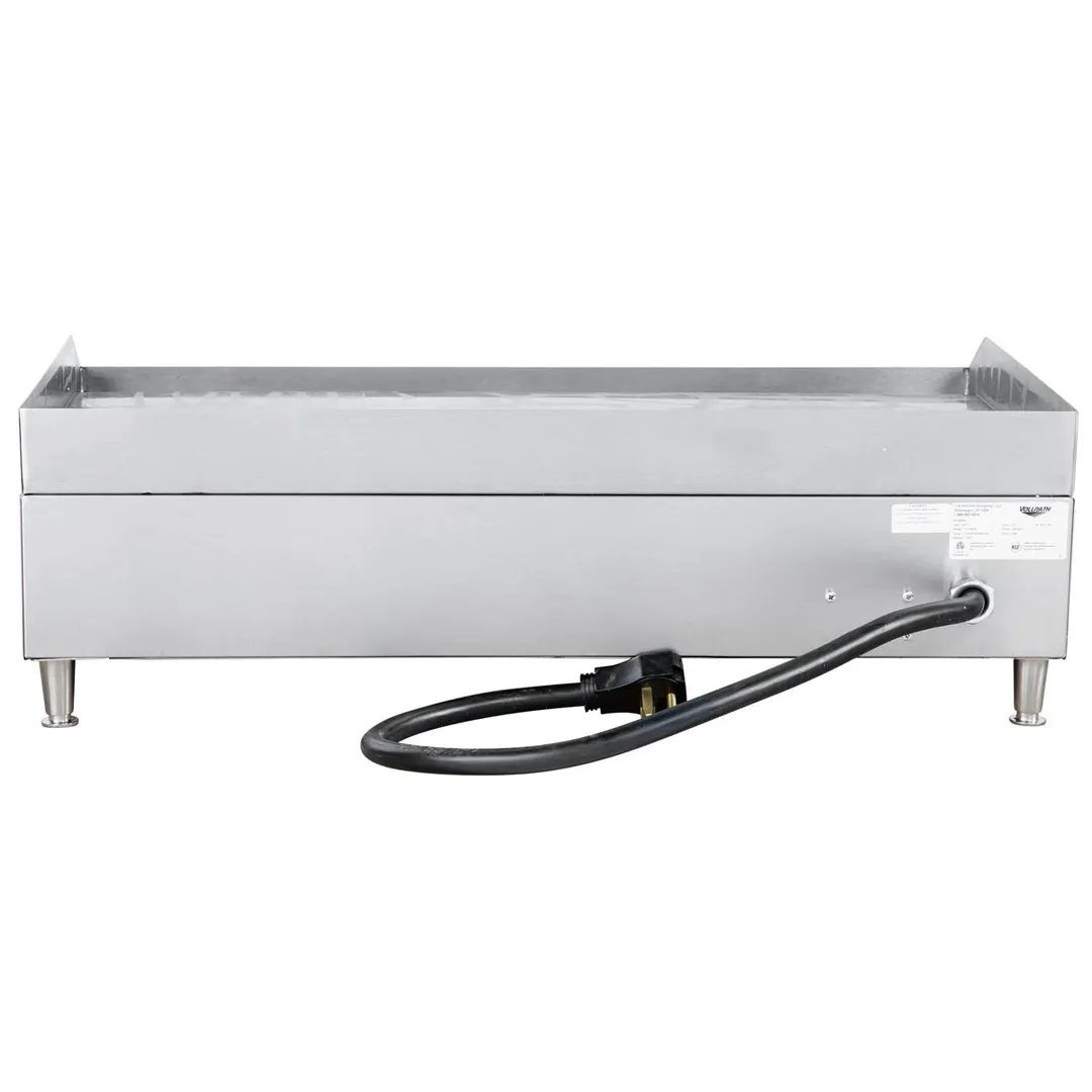 Vollrath 40717 36" Countertop Electric Griddle with 36" x 16.5" Surface, Thermostatic Controls, 220v/1ph