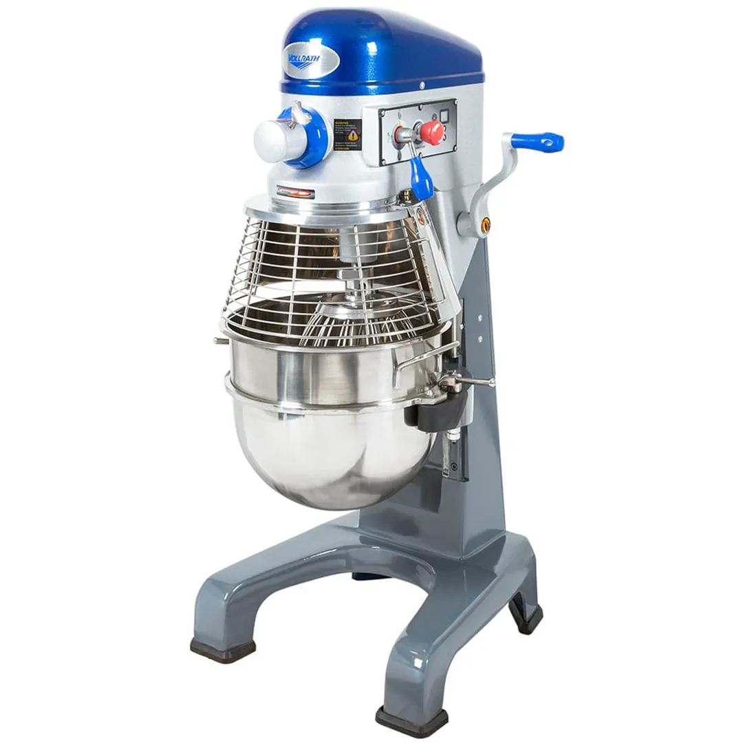 Vollrath 40758 30 qt Planetary Floor Mixer, #12 HUB, 3-Speed, 1 hp